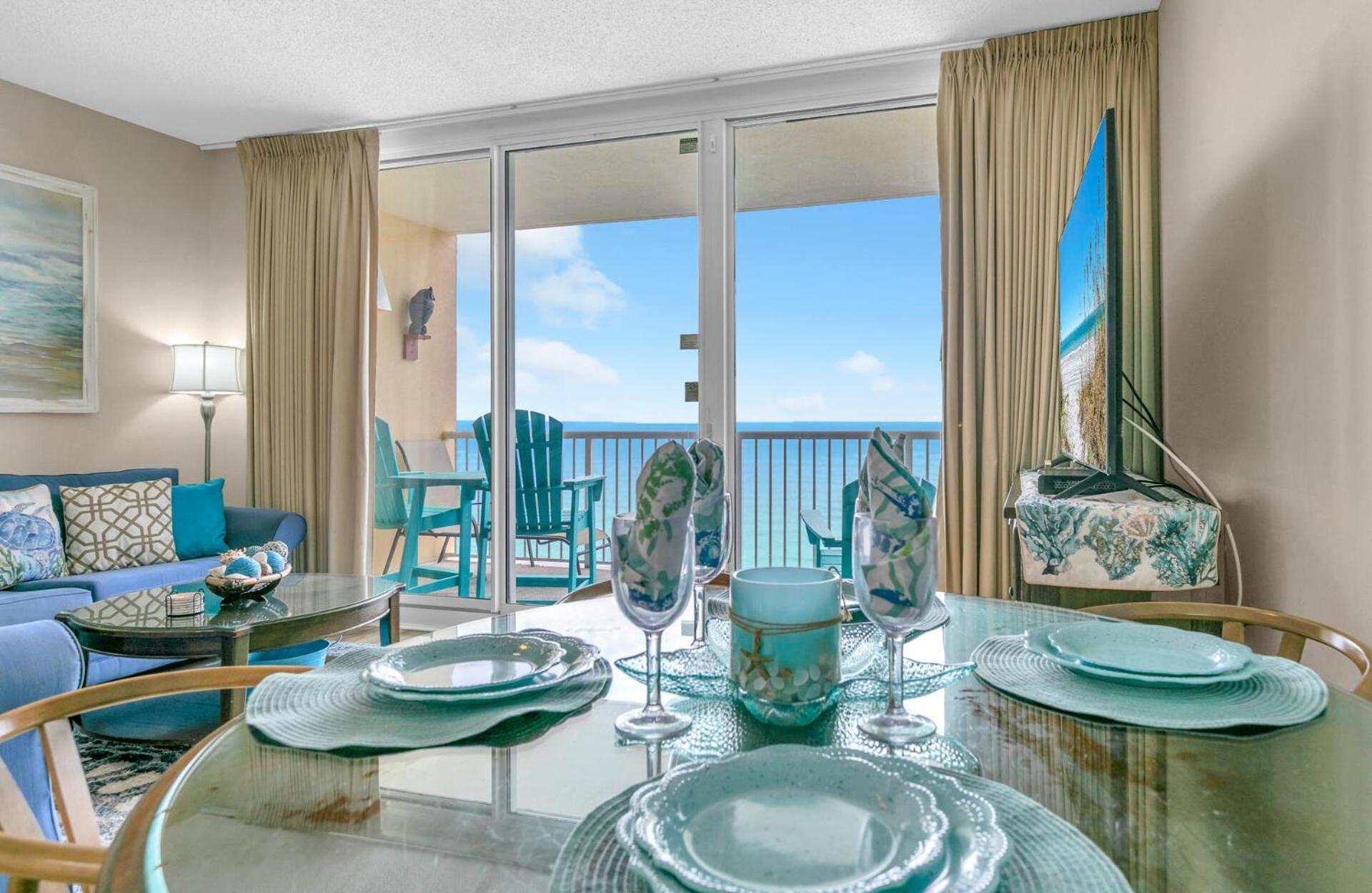 Stunning Ocean & Sunset Views, Direct Beach Access With 2 King Bedrooms At Panama City Beach, Fl المظهر الخارجي الصورة