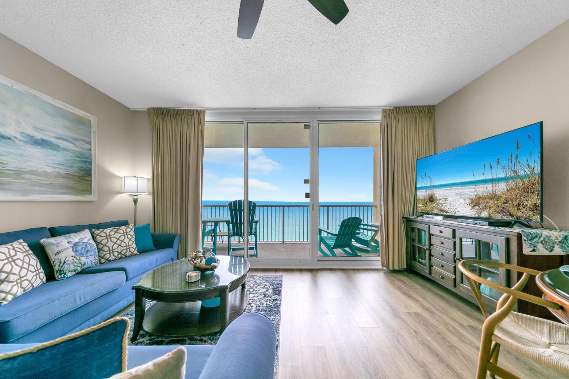 Stunning Ocean & Sunset Views, Direct Beach Access With 2 King Bedrooms At Panama City Beach, Fl المظهر الخارجي الصورة